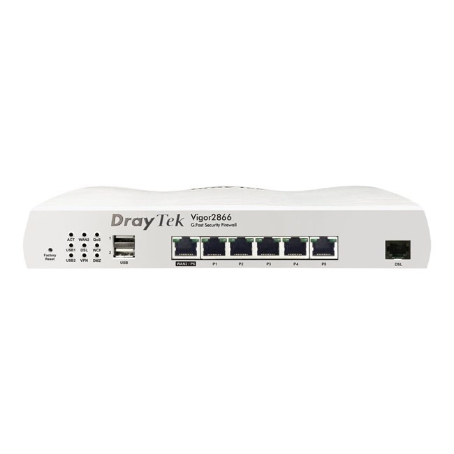 DRAYTEK VIGOR 2866 VDSL2 & ADSL2 DUAL-WAN FIREWALL